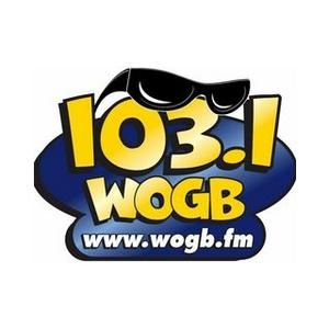 Logo of radio station 103.1 WOGB