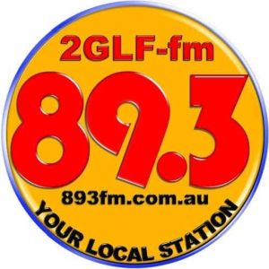 Logo of radio station 89.3 2GLF