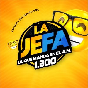 Logo de la station de radio La Jefa 1300 AM