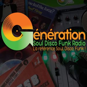 Logo de la station de radio Generation Soul Disco Funk