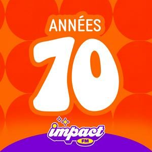 Logotipo de la emisora ​​de radio Impact FM - Années 70