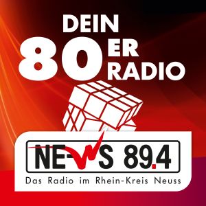 Logotipo de la emisora ​​de radio NE-WS - 80er
