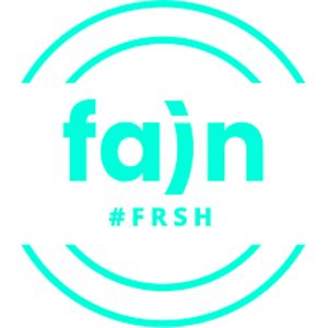 Logotipo de la emisora ​​de radio Fajn Fresh