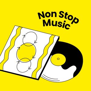 Logotipo de la emisora ​​de radio Life Radio Non Stop Music