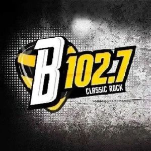 Logotipo de la emisora ​​de radio KYBB B102.7 FM
