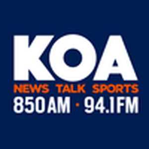 Logo de la station de radio KOA 850 AM & 94.1 FM