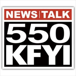 Logotipo de la emisora ​​de radio News Talk 550 KFYI