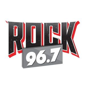 Logotipo de la emisora ​​de radio Rock 96.7 KMRQ-FM