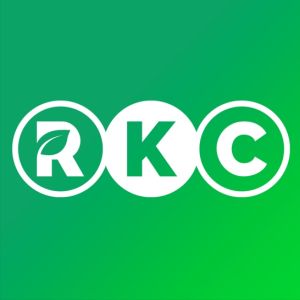 Logo of radio station RKC Bolivia 98.8 FM