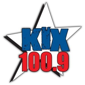 Logo of radio station KIX 100.9