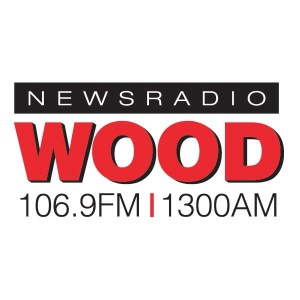 Logo de la station de radio Newsradio WOOD 1300 AM / 106.9 FM