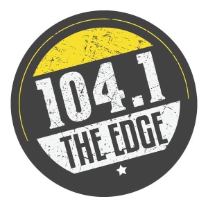 Logotipo de la emisora ​​de radio 104.1 The Edge
