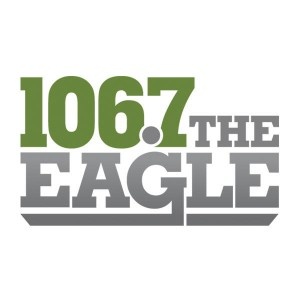 Logo de la station de radio 106.7 The Eagle
