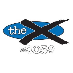 Logo of radio station 105.9 The X