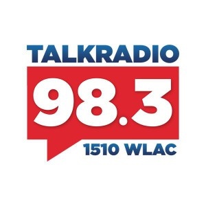 Logo of radio station TalkRadio 98.3 and 1510 WLAC