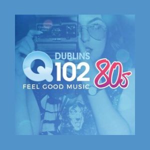 Logotipo de la emisora ​​de radio Dublin's Q102 80's