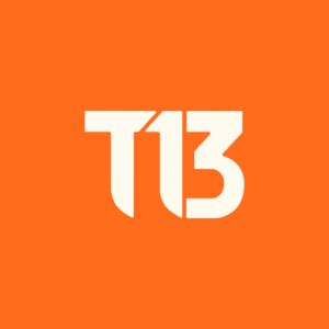 Logotipo de la emisora ​​de radio TeleTrece Radio (T13)