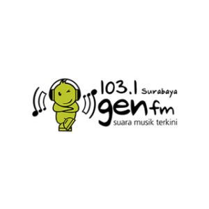 Logo de la station de radio 103.1 Gen FM Surabaya