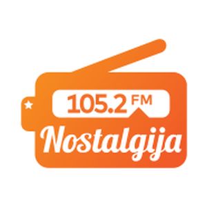 Logotipo de la emisora ​​de radio Radio Nostalgija 105.2 FM